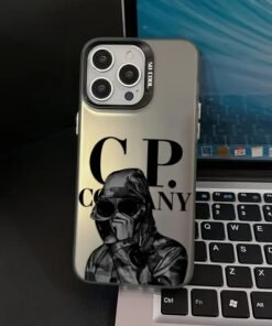 for iPhone 15 CP What a Luxurious Gas Mask CPs Graffiti Phone Case Suitable