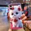 mobile phone case with a cute cat pattern, suitable for Apple iPhone 13