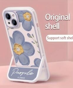 for Iphone 13 Comes with a Stand Phone Case, Shock-Absorbing, Anti Slip, Lightweight